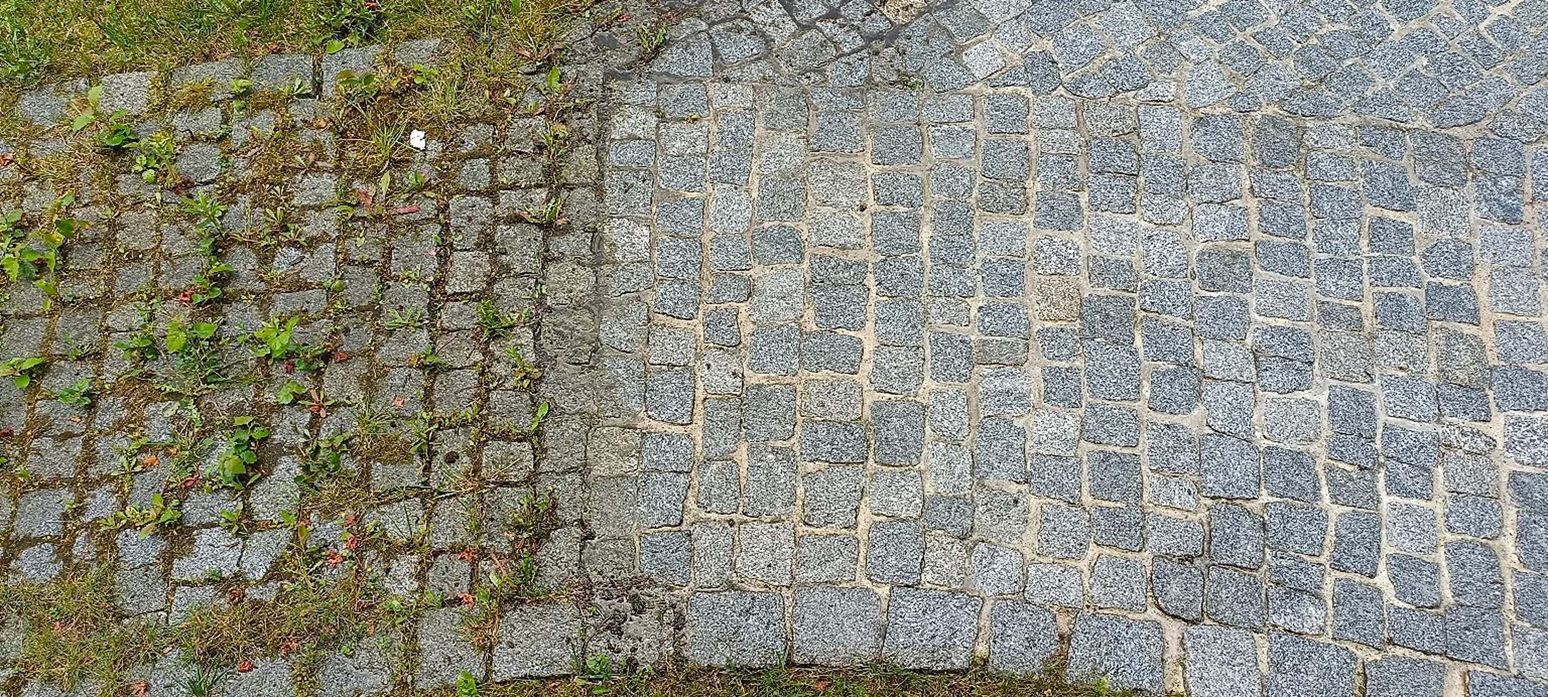 Czyszczenie bruku oraz usuwanie mchu